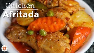 KALDERETANG MANOK  HOW TO COOK CHICKEN CALDERETA  YUMMY PINOY RECIPE [upl. by Anuayek908]