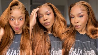 The Perfect Auburn Ginger Hair color amp Beginner Friendly Install  UNICE Hair [upl. by Honoria811]