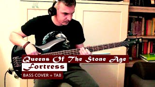 Fortress  Queens of The Stone Age bass cover  tab [upl. by Baggs678]