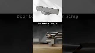 Door Lock  Rate this design from 1 to 10 👍😇 Door lock made from scratch 🤝 cad 3ddesign lock [upl. by Aikat]