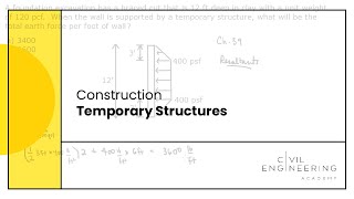 ConstructionTemporary Structures [upl. by Ajnotal]