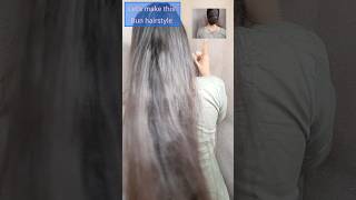 Hair stick hairstyle 😍 ashudihairstyle hairstick hairstyle bunhairstyle shortvideo [upl. by Adieren]