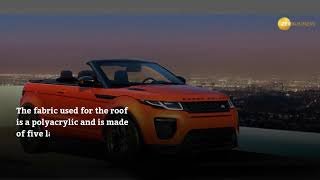 Range Rover Evoque Convertible launched In India priced at ₹ 6953 lakh [upl. by Eunice]