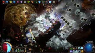 poe 325 Ice Nova of Frostbolts Hierophant T17 showcase [upl. by Yeldar]