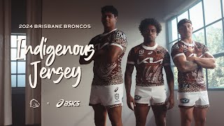 Ancestors Armour  Brisbane Broncos 2024 Indigenous Jersey [upl. by Winter946]