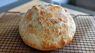 How To Make NOKNEAD WHOLE WHEAT BREAD  4 Ingredients Crusty Artisan Bread Recipe  Easy amp Tasty [upl. by Cuthbert]