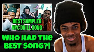 Best Sampled NYC Drill Songs REACTION [upl. by Dnanidref]