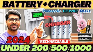 Best Rechargeable Battery Charger🔥Best AA Rechargeable Batteries🔥Best AAA Rechargeable Batteries [upl. by Serilda]