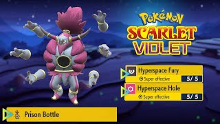 Pokémon Scarlet amp Violet Hoopa Unbound Battle amp Signature Move [upl. by Shannah772]