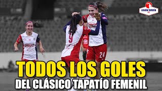 🚨TODOS LOS GOLES del Clásico Tapatío  Atlas Femenil 15 Chivas Femenil [upl. by Gutow]