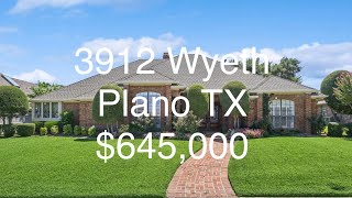 3912 Wyeth Plano TX [upl. by Adnawahs189]