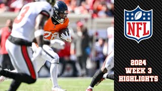 Broncos RB Tyler Badie ALL CARRIES In Week 3  2024 FULL Highlights vs Buccaneers [upl. by Oninotna841]