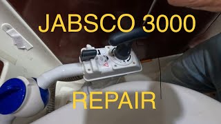 Down the Pan 😂😂😂Jabsco 3000 manual pump toilet repair [upl. by Etirugram]