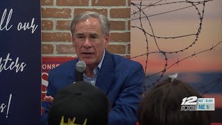 Gov Greg Abbott speaks out about State Representative candidates in Lamar Co [upl. by Kayle]