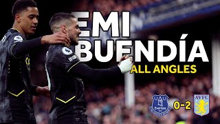 ALL ANGLES  Emiliano Buendia Goal Vs Everton  EVEvsAVL [upl. by Jerusalem]