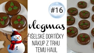 VLOGMAS 16  Išelské dortíčky trhy a Temu haul🙈 [upl. by Ramej]