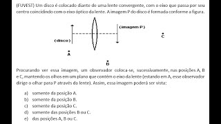 FUVEST  Lentes [upl. by Naud]