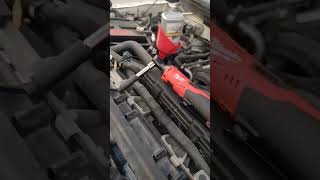 Oil change on an f150 fordf150 lariat oilchange automobile milwaukeevalvoline [upl. by Eanerb]