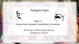 Comparative Analysis of Gandhism amp Marxism BA LLB II Semester Dr Lata [upl. by Wil]