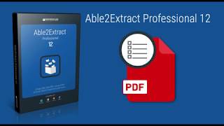 Able2Extract Professional 12 AllInOne PDF Tool with Form Filler amp Editor Bates Numbering amp More [upl. by Alyled]