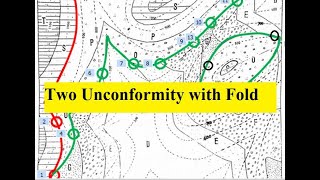 Geological MapFoldUnconformity [upl. by Suoivatnod]