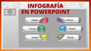 Cómo hacer Infografías en PowerPoint [upl. by Emera]