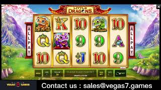 Little Dragons  Vegas7Games  SlotGame [upl. by Nolla]