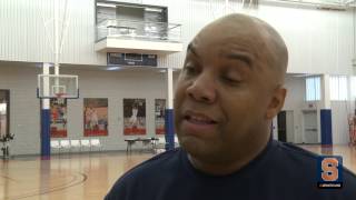 Head Coach Quentin Hillsman Previews Uconn  Syracuse Womens Basketball [upl. by Otrebile]