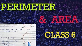 Class 6 mathsPerimeter and Areawhat is perimeter and area  in Hindi [upl. by Quigley]