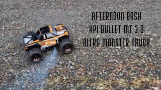 HPI BULLET MT 30 HPI RACING NITRO RC MONSTER TRUCK rccar rc rcnitro [upl. by Sato]