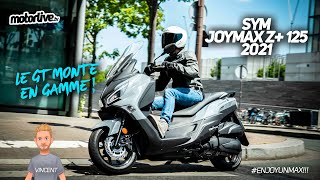 SYM JOYMAX Z 125 EURO 5  TEST MOTORLIVE [upl. by Ateloj]