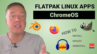 How to install Flatpak Linux Apps on your Chromebook ChromeOS [upl. by Aicinod]