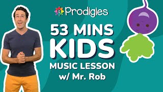 Learn Music Singing amp Rhythm  Mr Rob Compilation for Kids  Solfege Rhythm Colors Notes [upl. by Thorlie85]