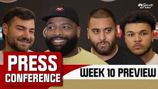 49ers react to McCaffreys return to practice  NBC Sports Bay Area [upl. by Damali]