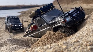 110 Scale RC4WD Trail Finder2 TOYOTA Land Cruiser 70LC70 Sand OffRoad Trail 4X4 RC Car [upl. by Garihc824]