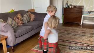 CeilidhKids Families Dance the Gay Gordons at Home [upl. by Eilsek30]