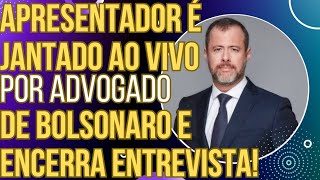 HAHA Advogado de Bolsonaro janta apresentador da Jovem Pan que se desespera e encerra a entrevista [upl. by Brandi]