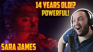 AMAZING 14 Year Old Polish Singer  Sara James  Rocket Man  Americas Got Talent 2022 REACTION [upl. by Sessylu]