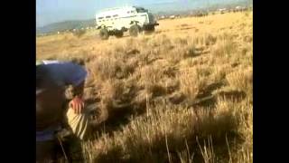 Marikana massacre police shooting video footage [upl. by Newob]