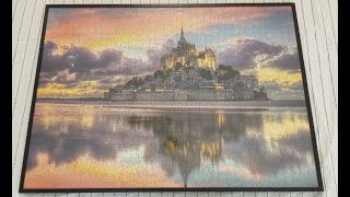 Le Magnifique Mont SaintMichel  1000 Piece Puzzle puzzle recap 1 [upl. by Binette781]