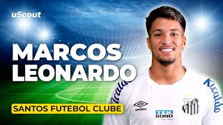 How Good Is Marcos Leonardo at Santos Futebol Clube [upl. by Freddi]