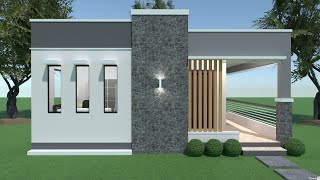 BOX TYPE House Design 74sqm [upl. by Morton]