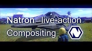 Cinema 4D Natron Compositing VFX Live Action Tutorial [upl. by Eninotna]