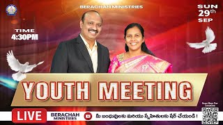 Youth Meeting Live  29092024  Pastor Caleb  Shekena Glory  BerachahMinistries [upl. by Suissac]