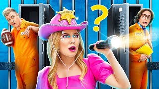 How to Escape Barbie Prison Extreme Hacks from Jock vs Nerd in Barbie Prison [upl. by Azilem]