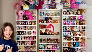 Organizing My Beanie Boo Shelves By Animal [upl. by Ainnos]