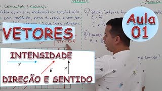 Vetores  Aula 01 [upl. by Retxed]