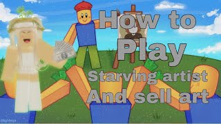 HOW TO PLAY STARVING ARTIST AND SELL ART  ON IPAD [upl. by Verena]