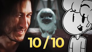 Reacting to Markiplier playing my IRON LUNG amp FNAFinspired game [upl. by Epilif]