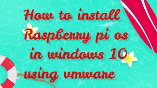 How to install Raspberry pi os on your PC  laptop using VMware for raspberry pi python Development [upl. by Holmun]